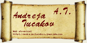 Andreja Tucakov vizit kartica
